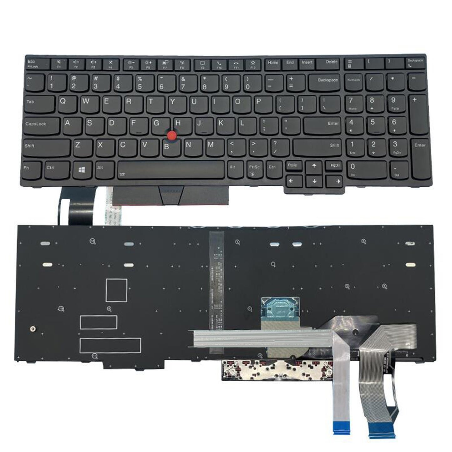 US Layout Keyboard with Backlit for ThinkPad T15 P15S Accessories