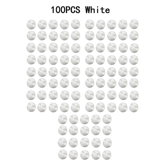 100x Cables Clips Holders Cord Organizer for Charging Cables White