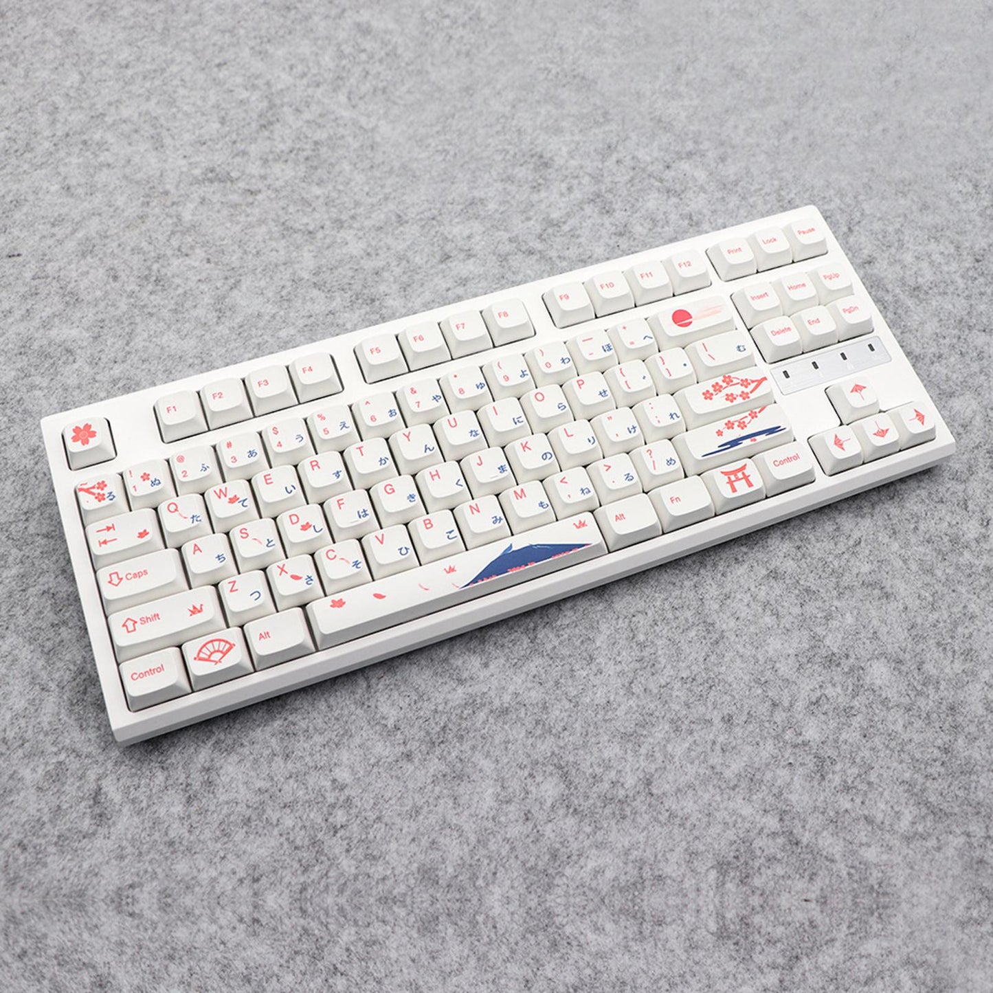130 Key Caps PBT Xda Profile for Mechanical Keyboards Replacement Durable Japanese