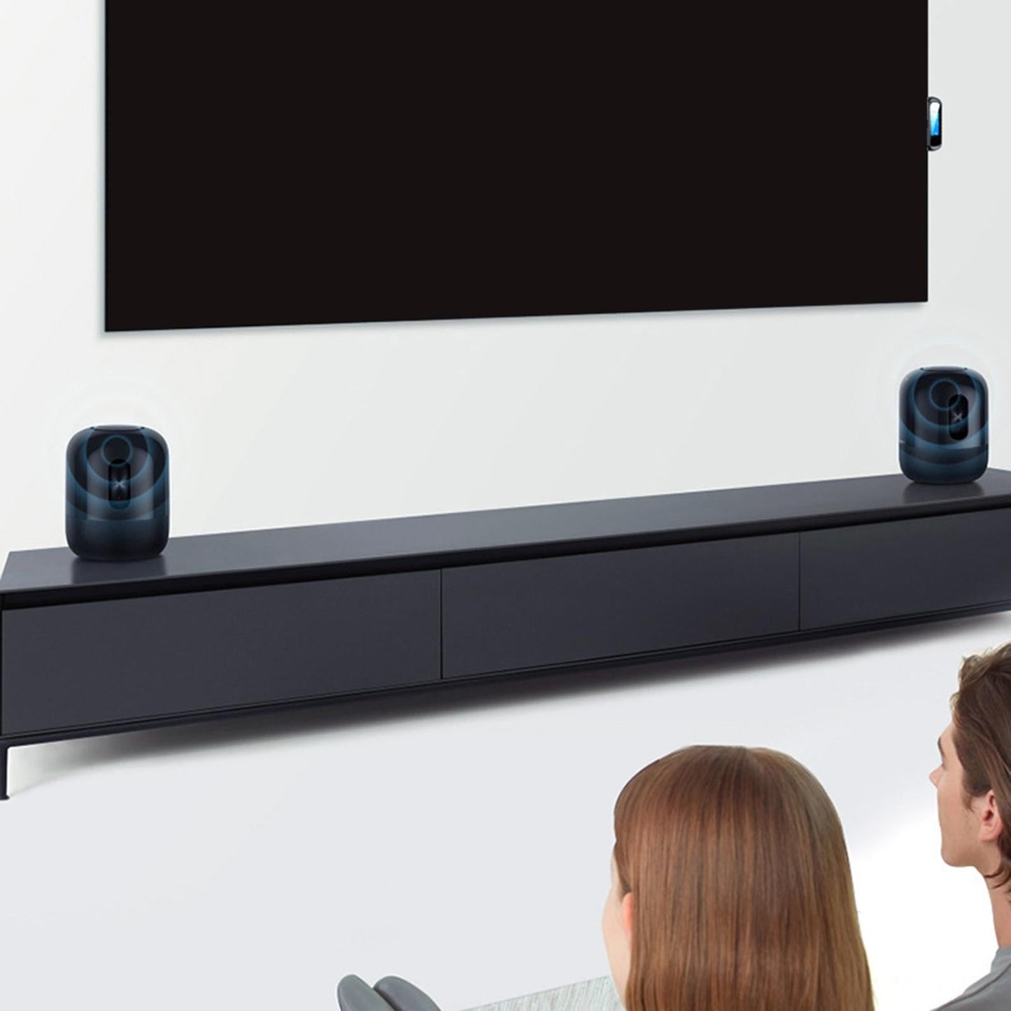 Upgraded Wireless Audio Adapter Handsfree for Stereo Sound System