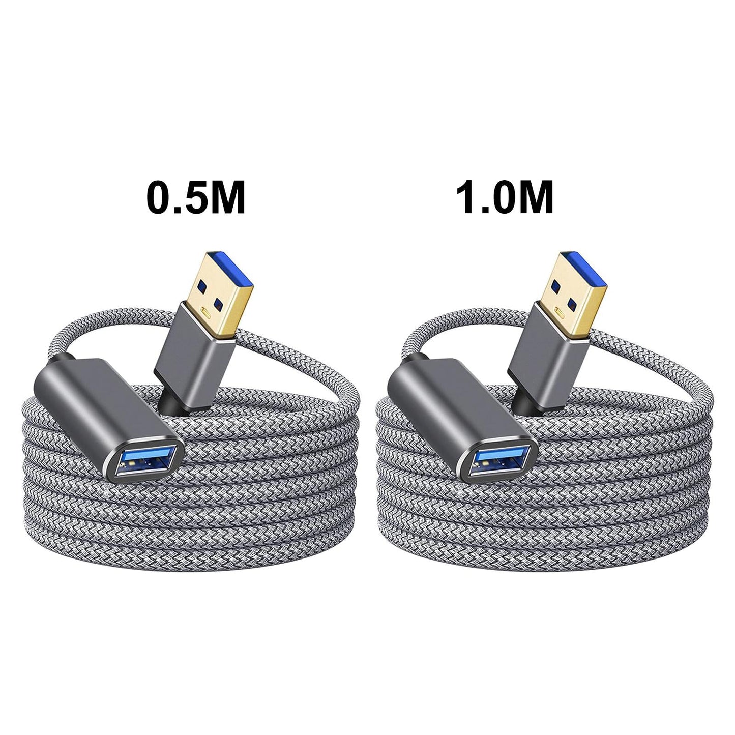USB 3.0 Extension Cable Durable Portable for USB Hub USB Keyboard 0.5m