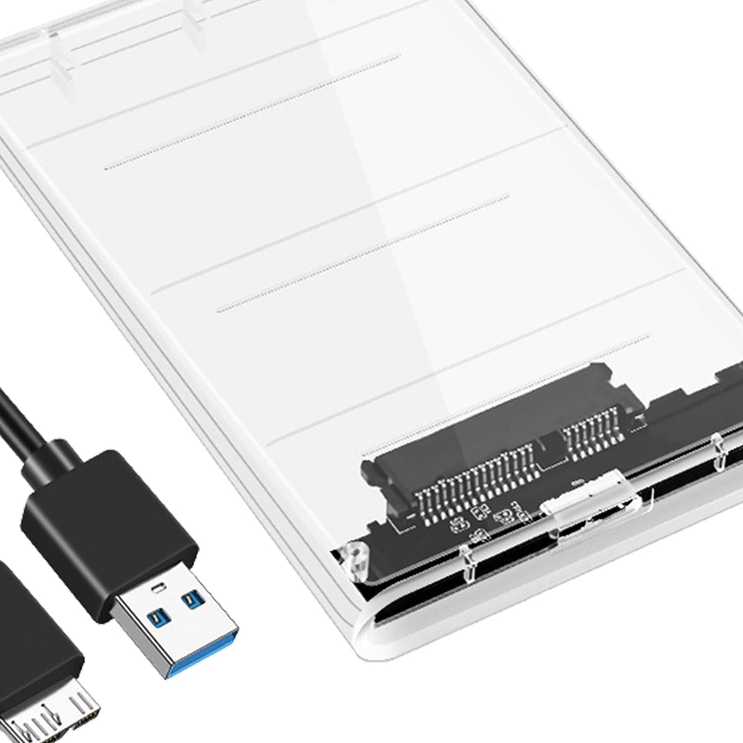 External 2.5'' Enclosure case External Drive Enclosure Clear
