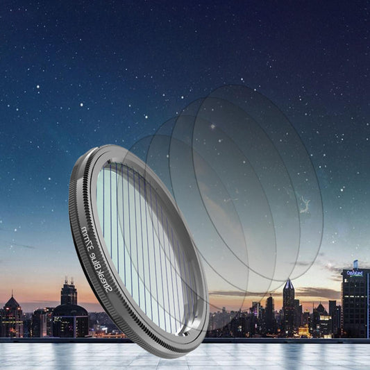 Blue Brushed Filter Effect Filter Len Filter for DSLR Cinematice Video 37MM