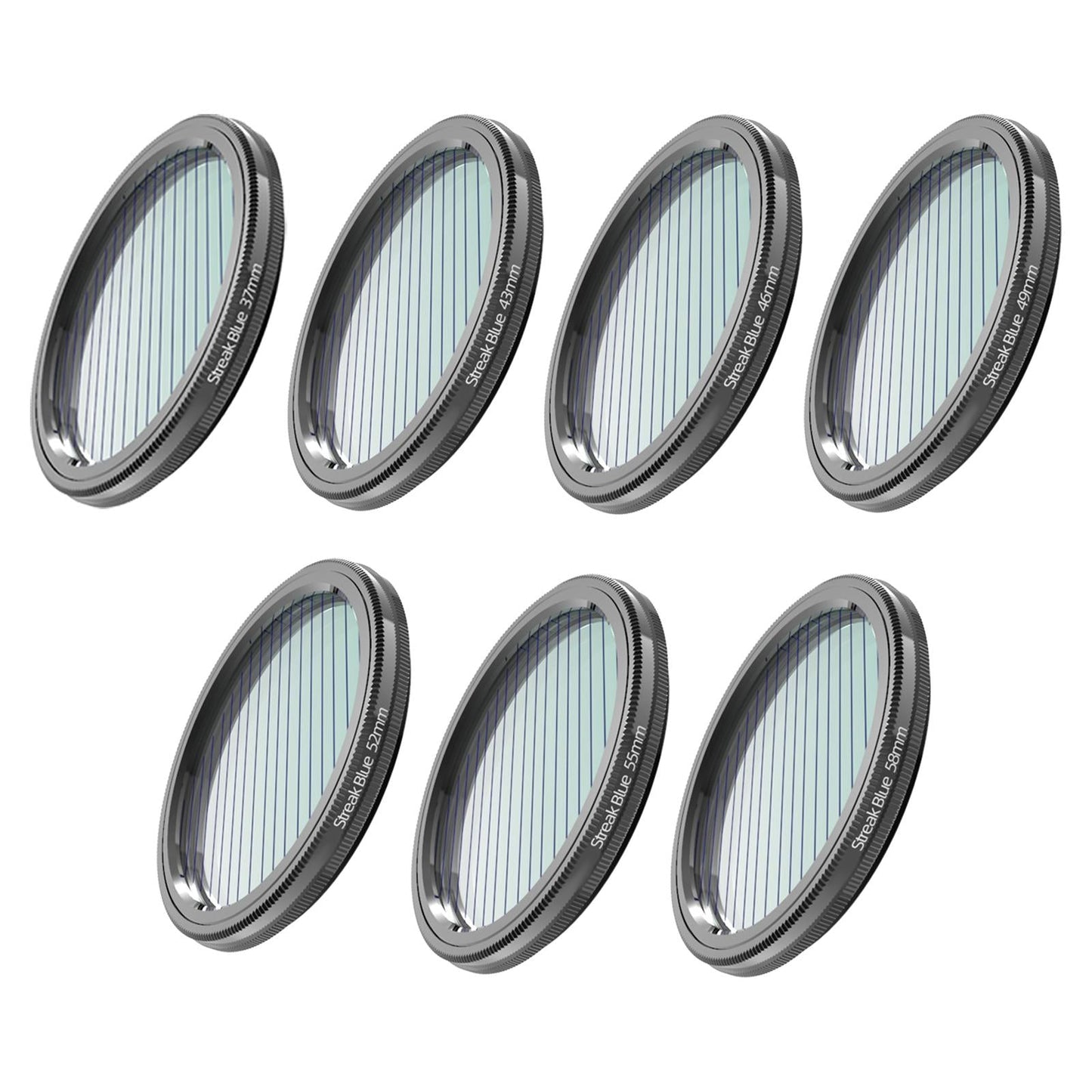 Blue Brushed Filter Effect Filter Len Filter for DSLR Cinematice Video 37MM