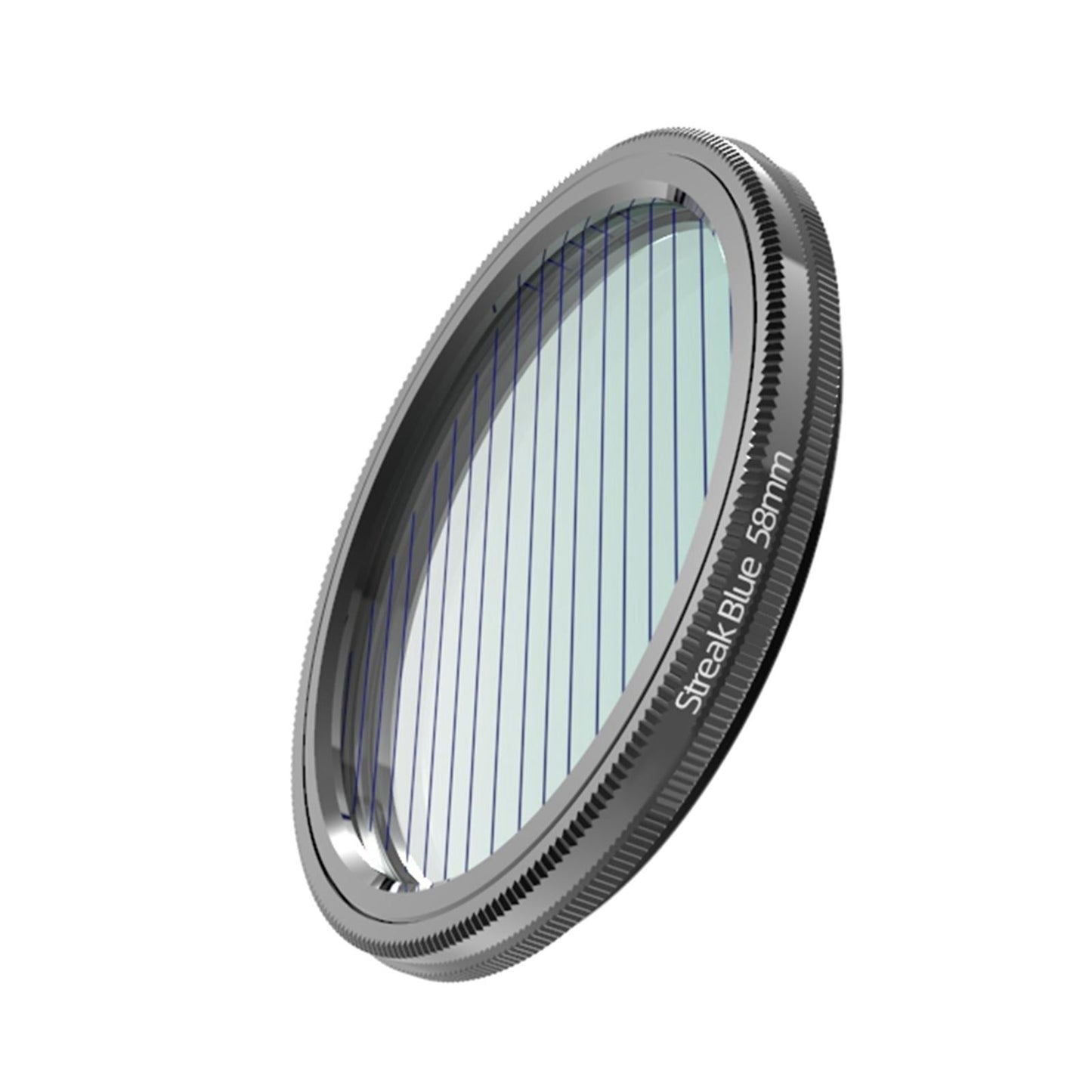 Blue Brushed Filter Effect Filter Len Filter for DSLR Cinematice Video 58MM