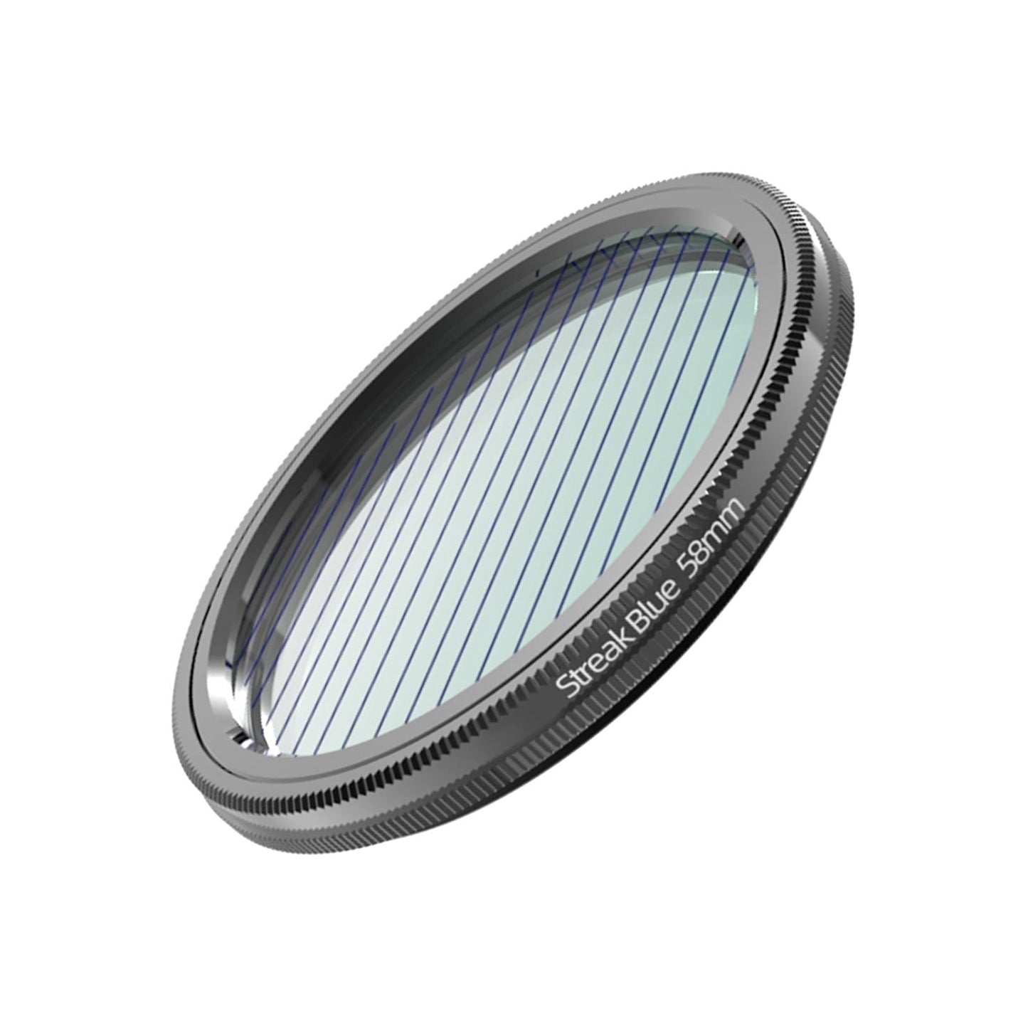 Blue Brushed Filter Effect Filter Len Filter for DSLR Cinematice Video 58MM