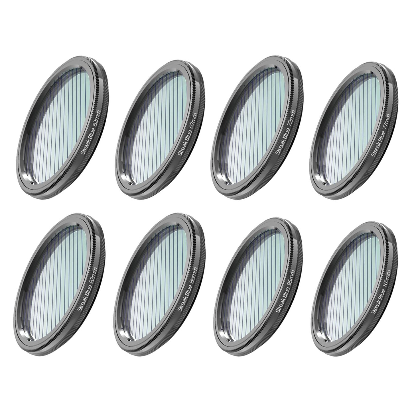 Blue Brushed Filter Effects for DSLR Cinematice Video Slr Camera 62MM