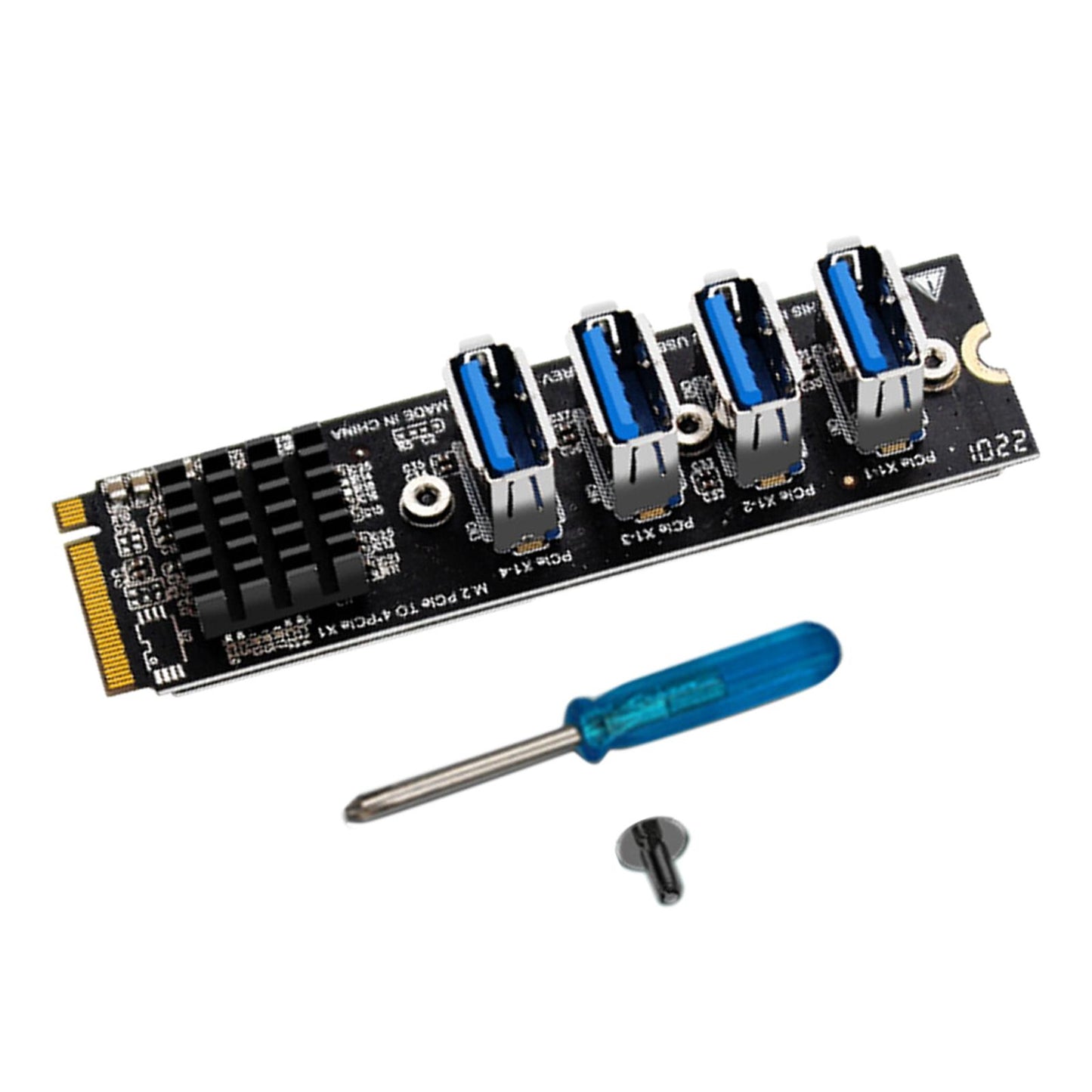 M.2 to 4x 1 to 4 Expansion Card for Desktop Durable Premium