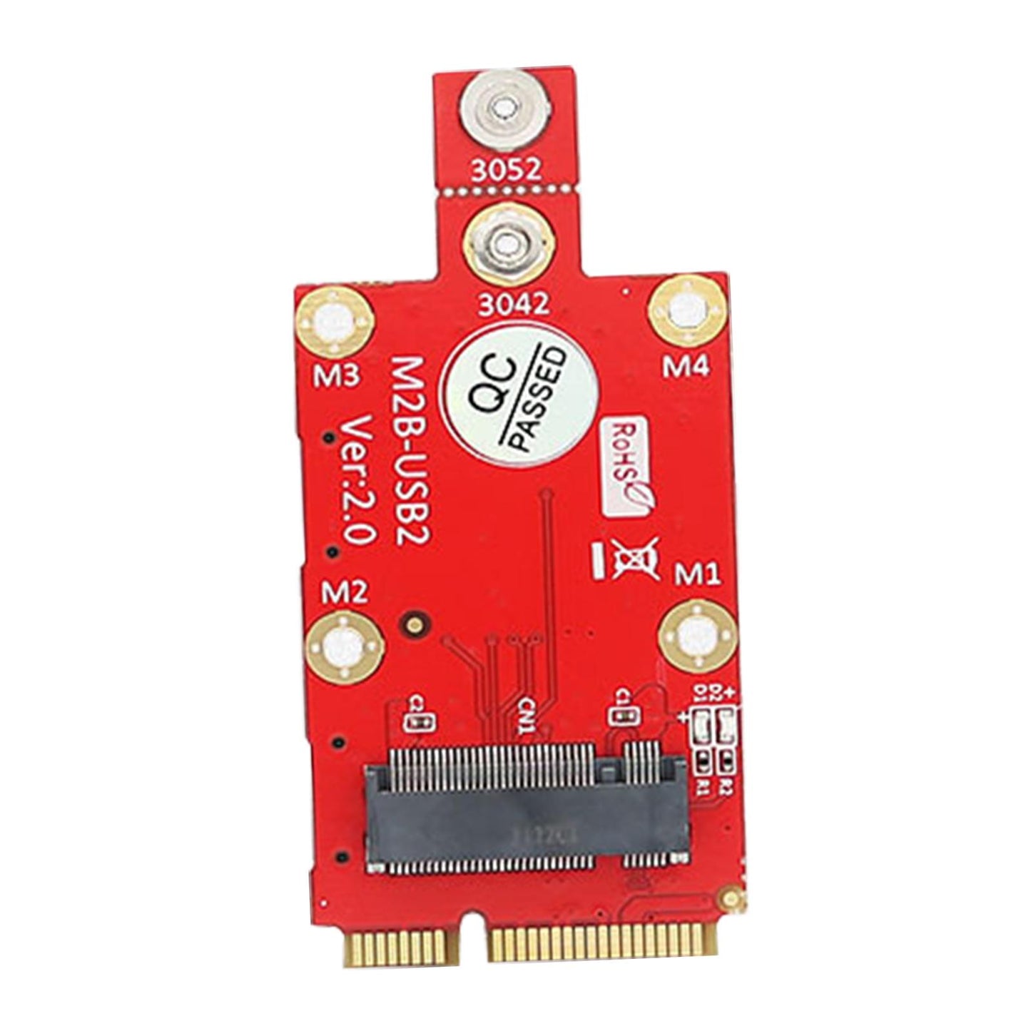 M.2 Adapter 1 Riser Card Wireless for Laptop with 2 card Slot