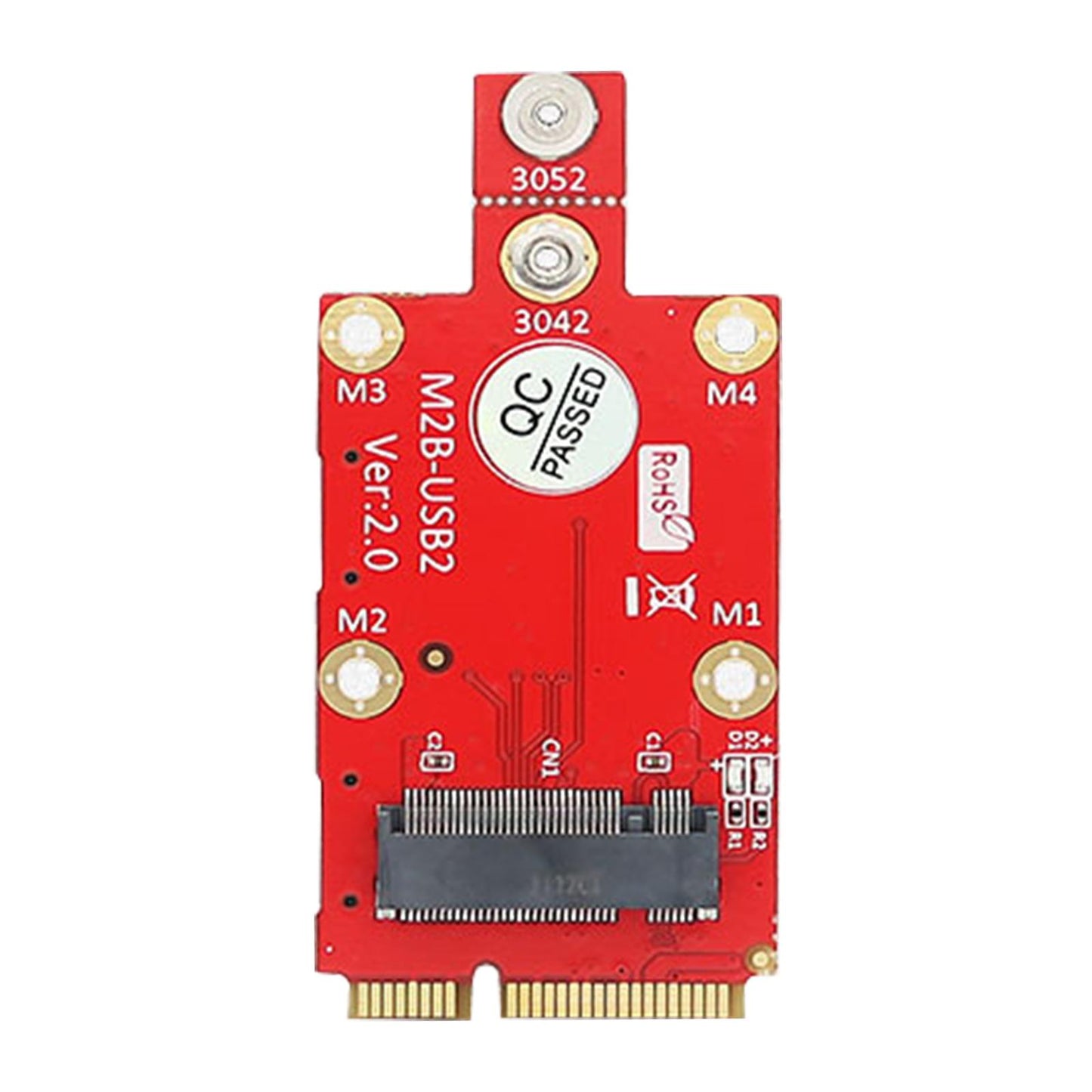M.2 Adapter 1 Riser Card Wireless for Laptop with 2 card Slot
