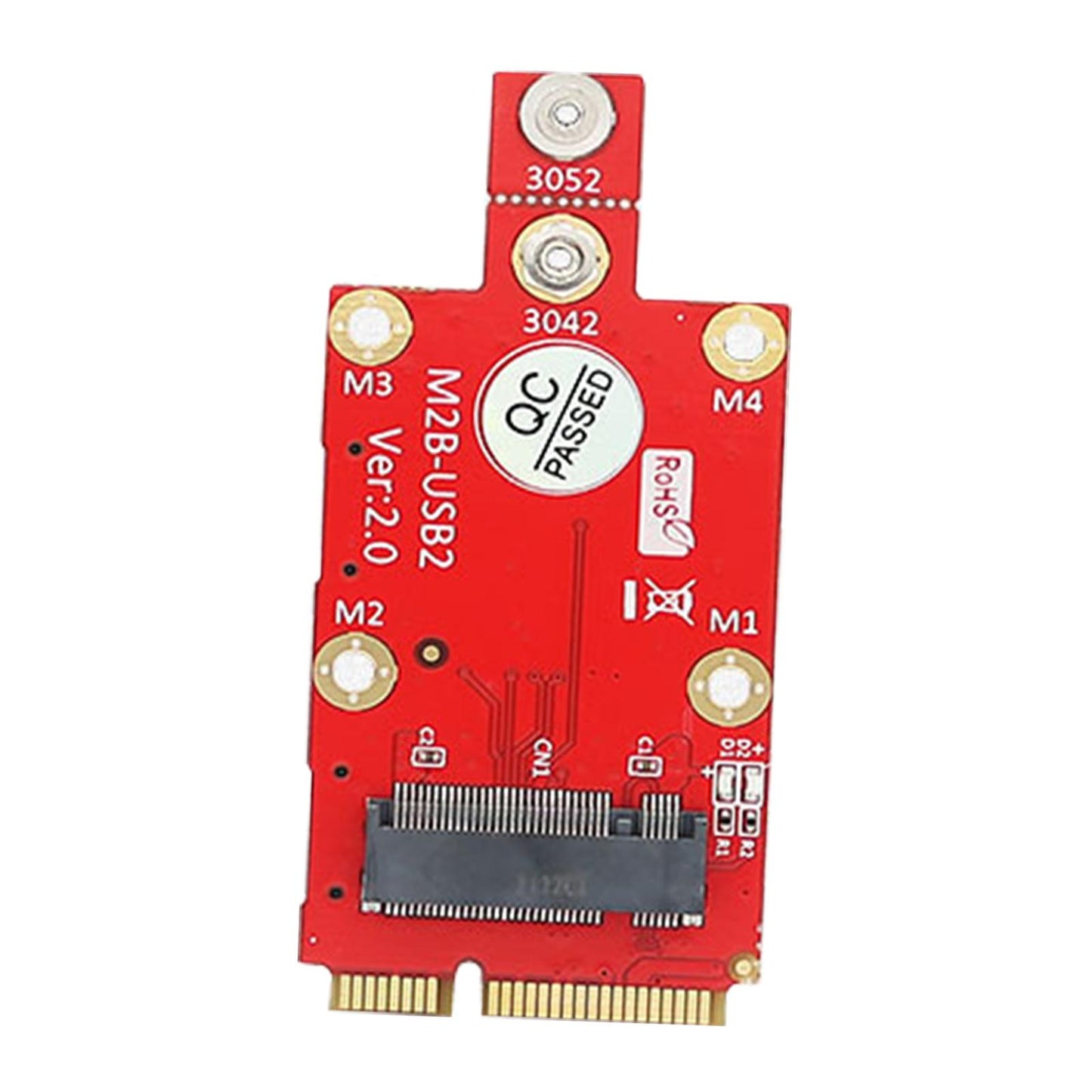 M.2 Adapter 1 Riser Card Wireless for Laptop with 2 card Slot