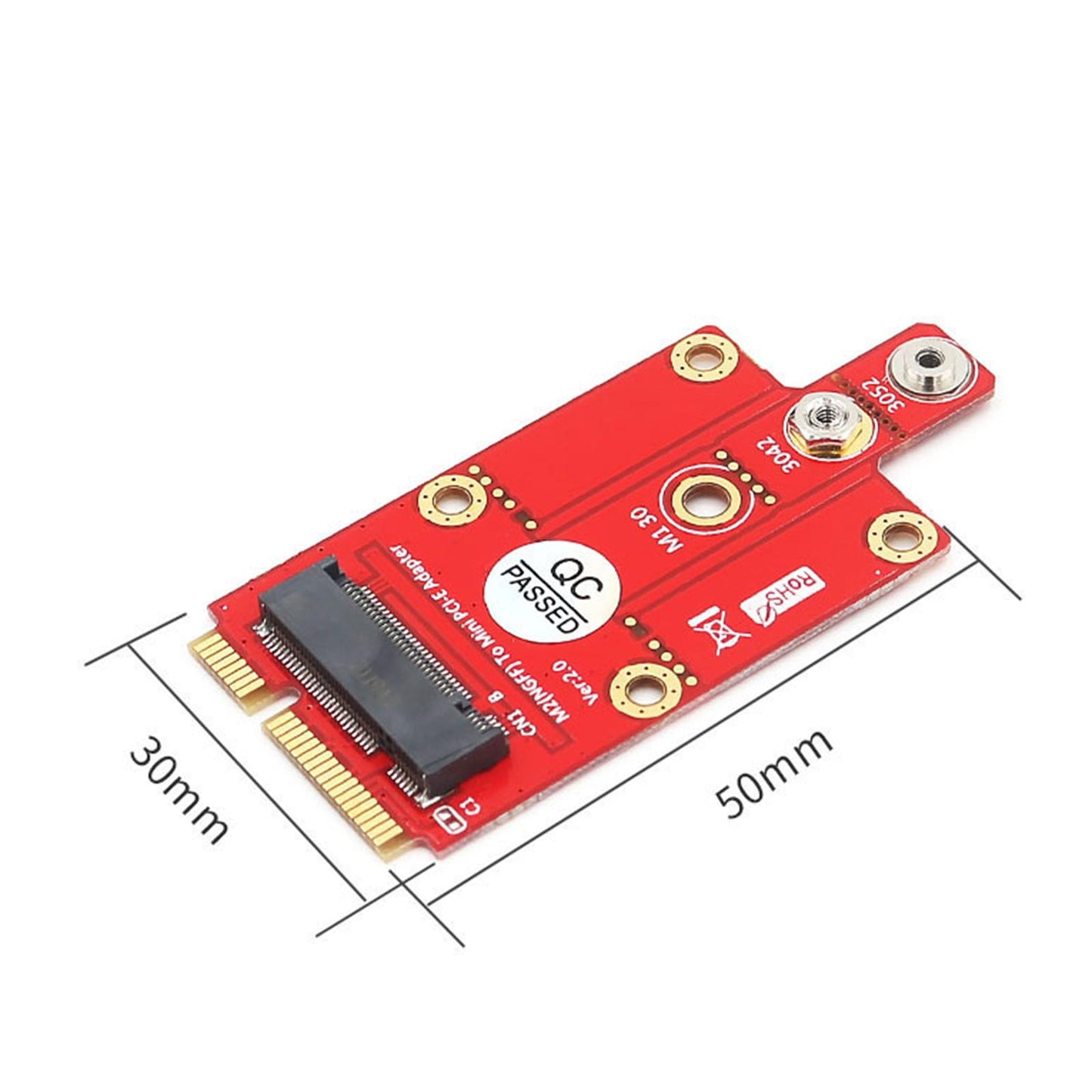 M.2 Adapter 1 Riser Card Wireless for Laptop with 2 card Slot