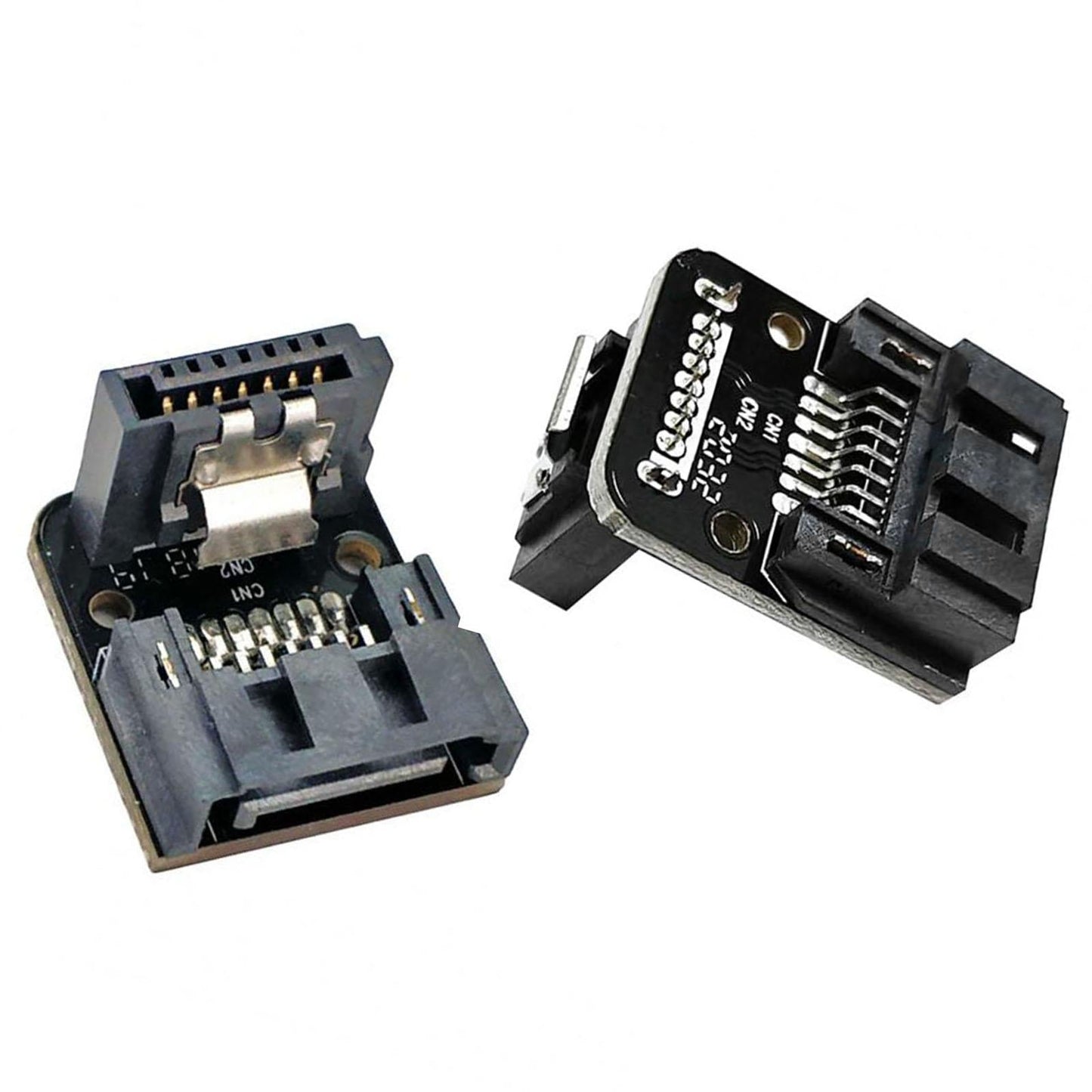 7Pin Female to Male Adapter Durable Accessories Replacement for SSD HDD Up Angled