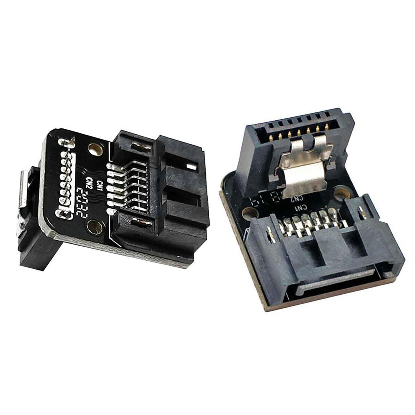 7Pin Female to Male Adapter Durable Accessories Replacement for SSD HDD Up Angled