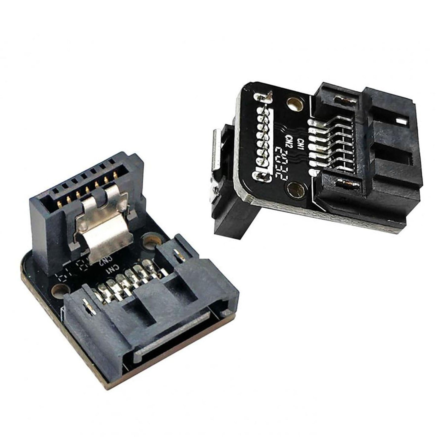 7Pin Female to Male Adapter Durable Accessories Replacement for SSD HDD Up Angled