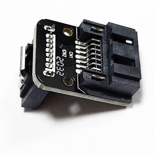 7Pin Female to Male Adapter Durable Accessories Replacement for SSD HDD Down Angled