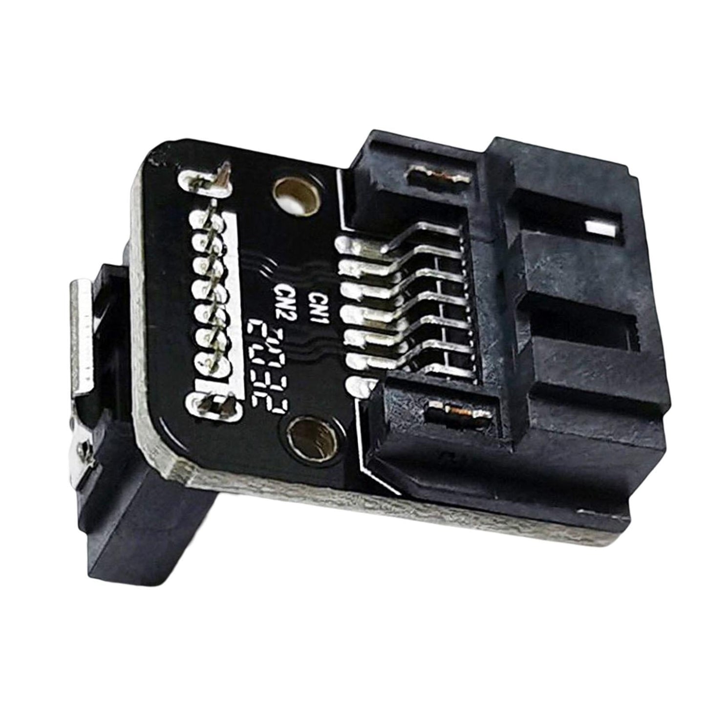 7Pin Female to Male Adapter Durable Accessories Replacement for SSD HDD Down Angled