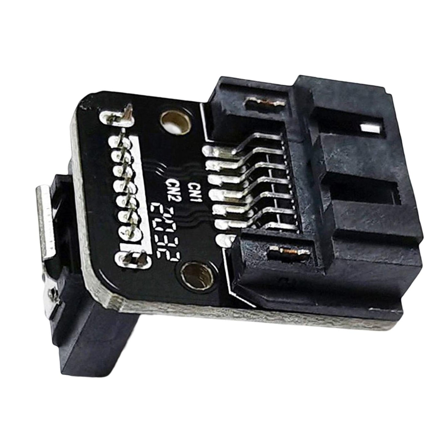 7Pin Female to Male Adapter Durable Accessories Replacement for SSD HDD Down Angled