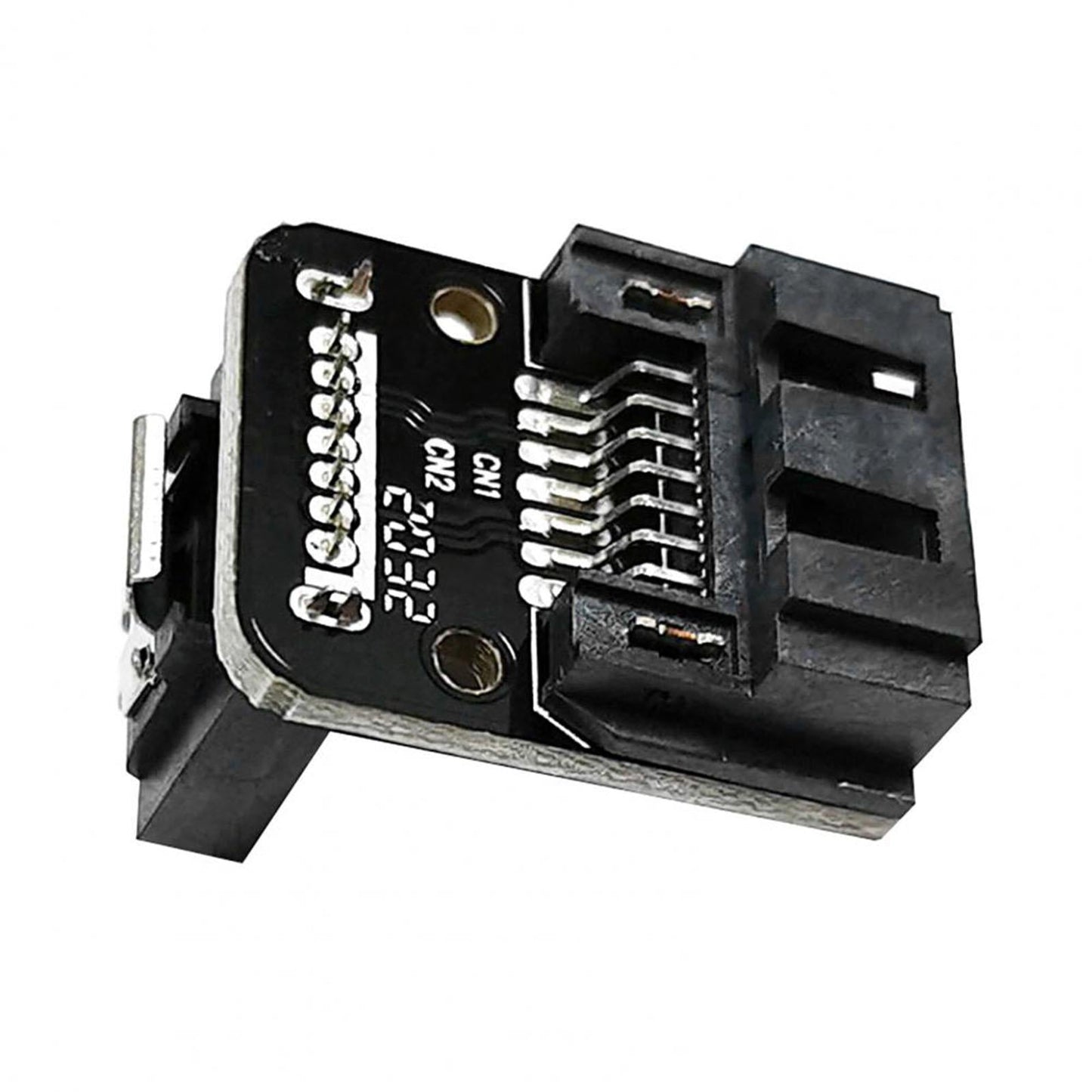 7Pin Female to Male Adapter Durable Accessories Replacement for SSD HDD Down Angled