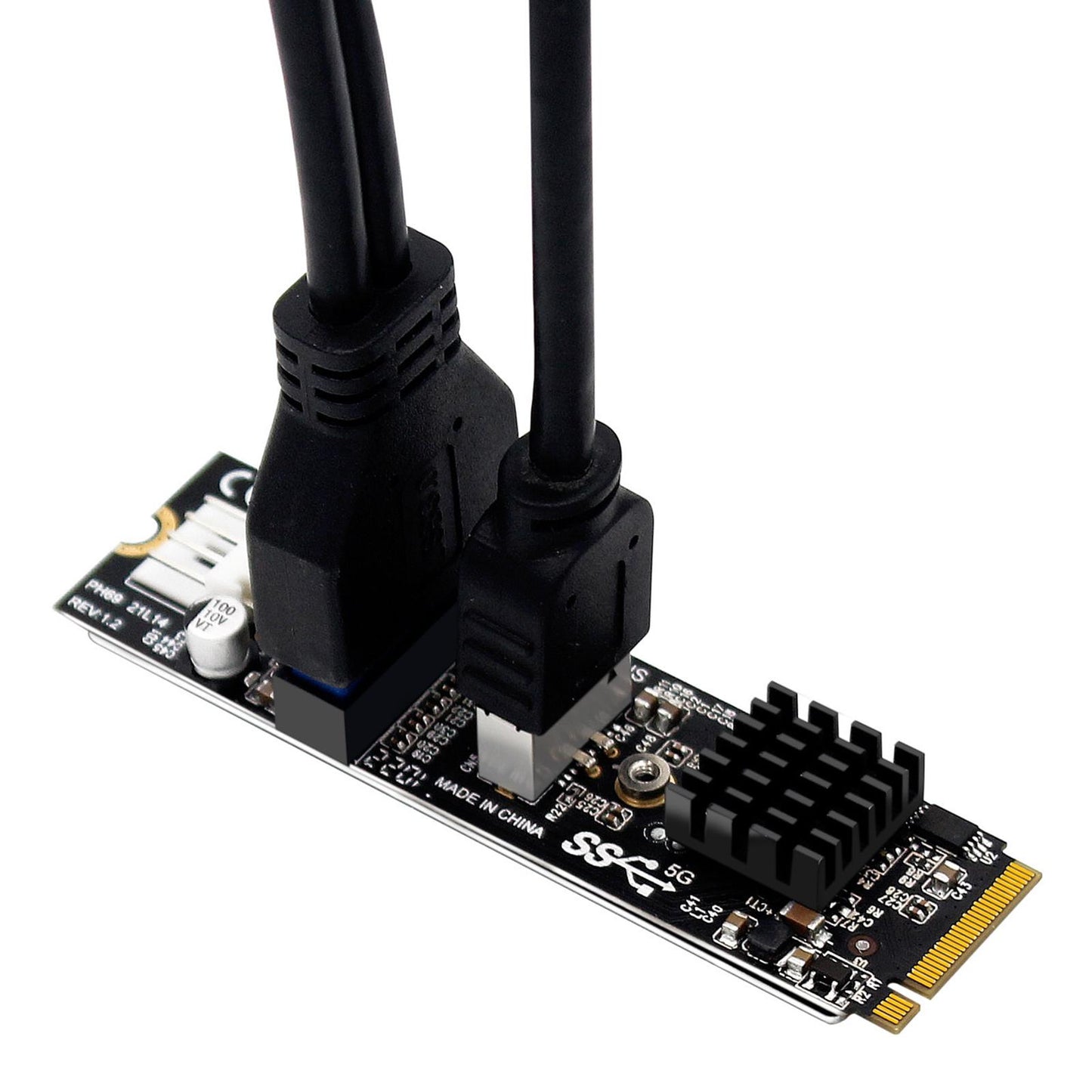 M.2 to USB 3.1 Expansion Card USB 3.1 Panel Socket