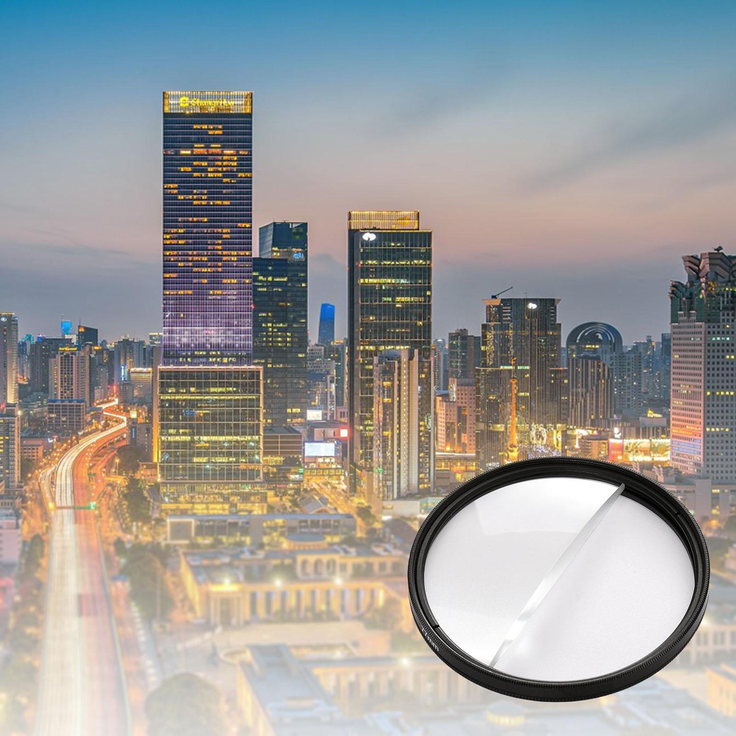 Camera Lens Filter Aluminum DSLR Lens for Half Blur 77mm