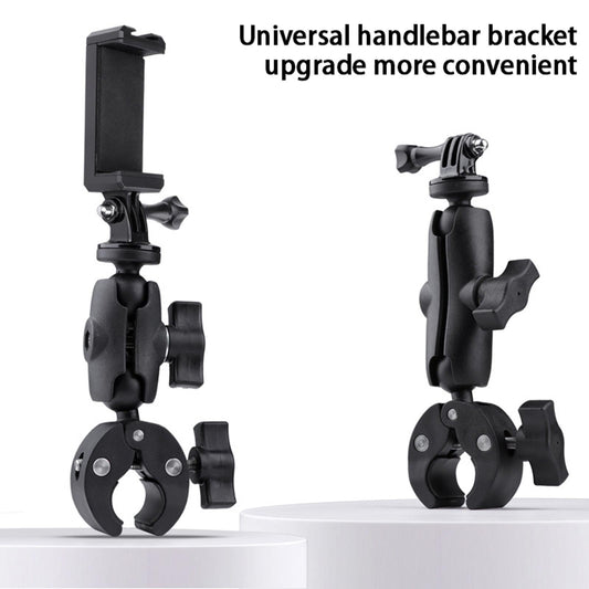 Motorcycle Handlebar Camera Mount 1/4 360 Degree Rotary Standard Big Clamp