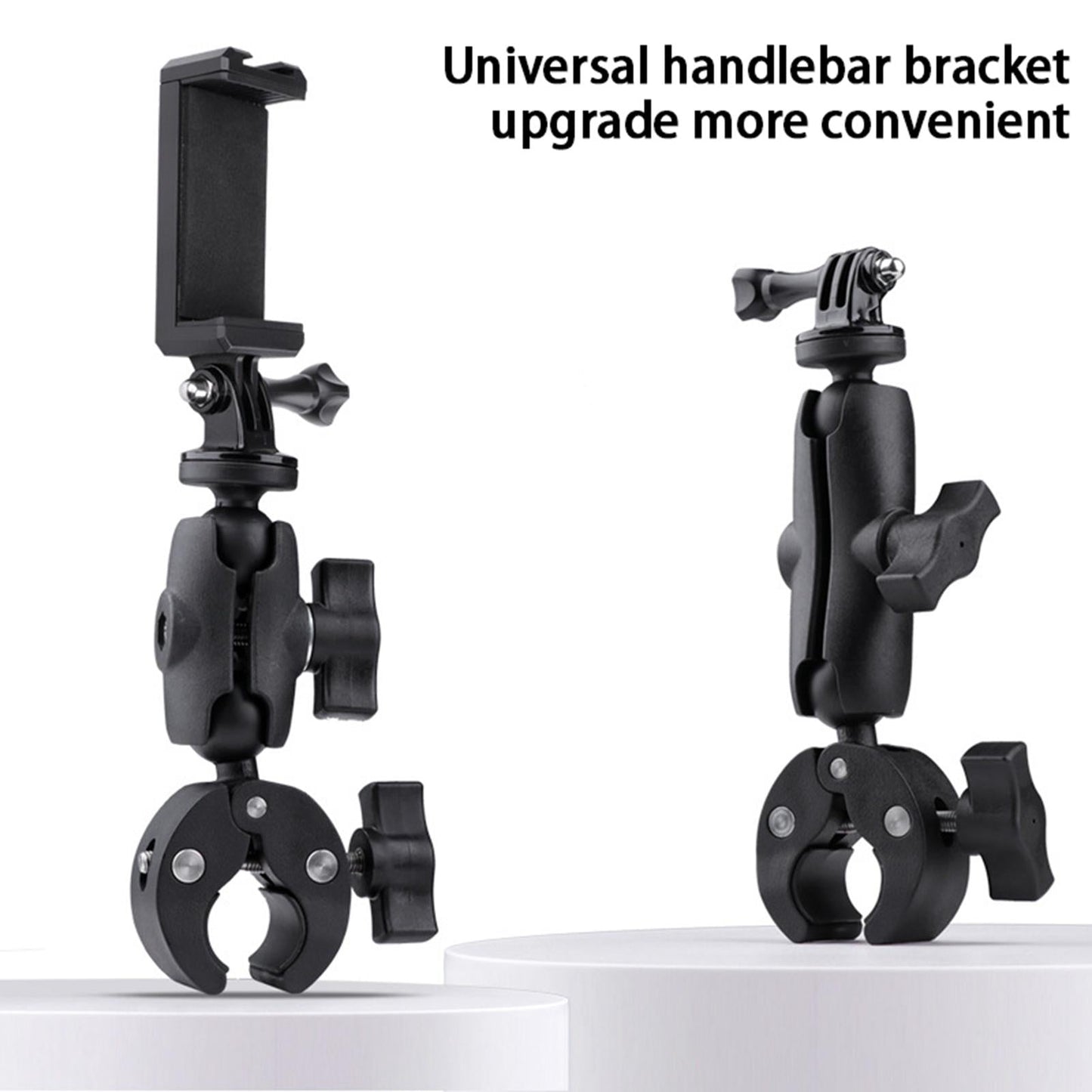 Motorcycle Handlebar Camera Mount 1/4 360 Degree Rotary Standard Big Clamp