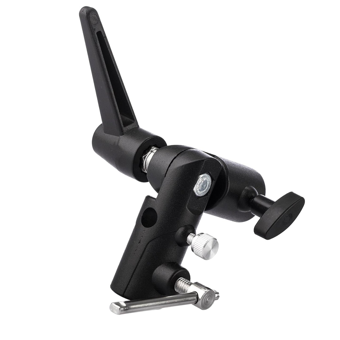 Camera Flash Mount with Umbrella Reflector Holder Swivel Metal