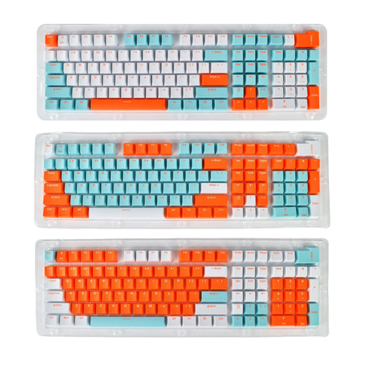 PBT 113Pcs Keycaps Set for Mechanical Gaming Keyboard 61 87 104 108 Keys A