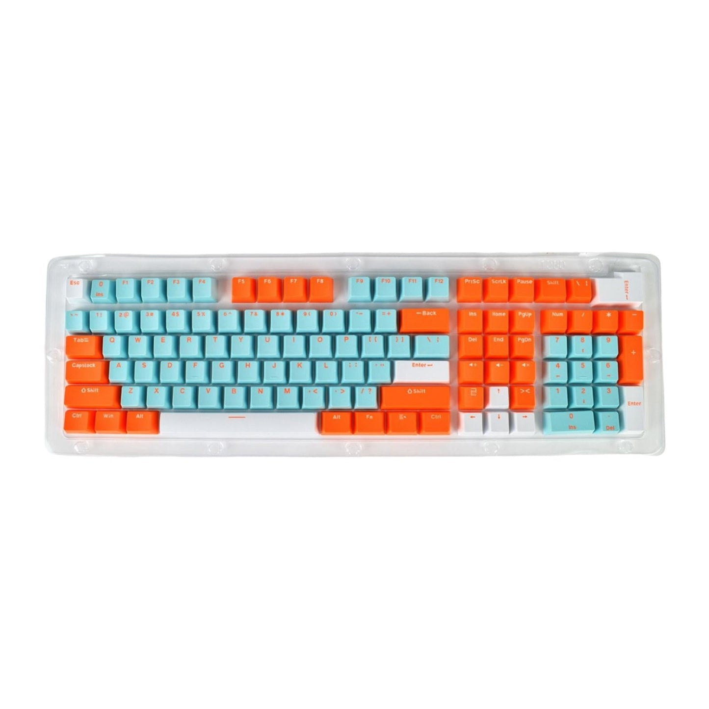 PBT 113Pcs Keycaps Set for Mechanical Gaming Keyboard 61 87 104 108 Keys B