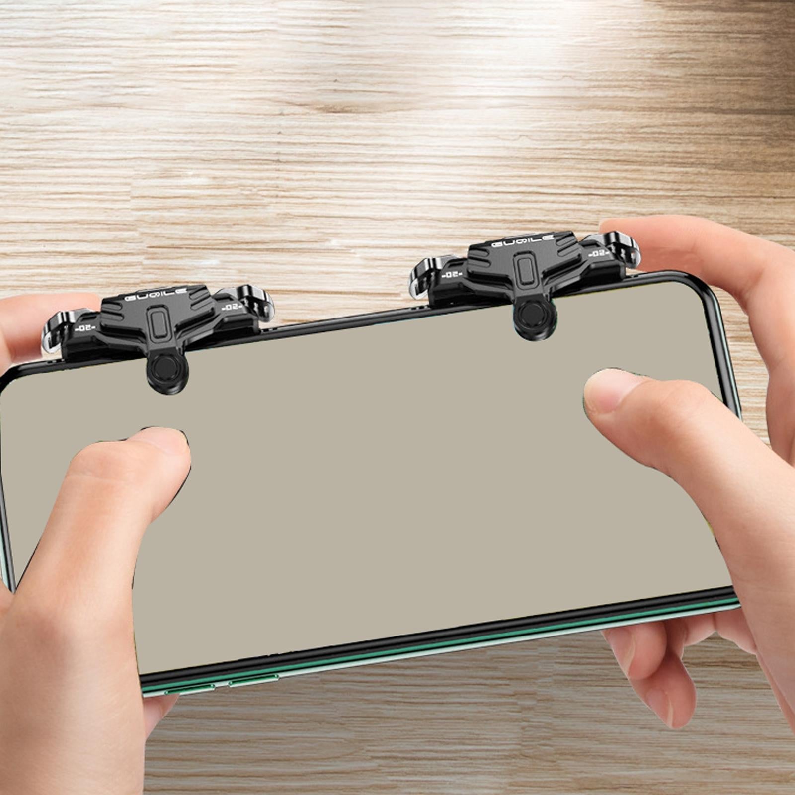 2 Pieces Mobile Games Controller Sensitive for Thickness 14mm Phones Gamepad