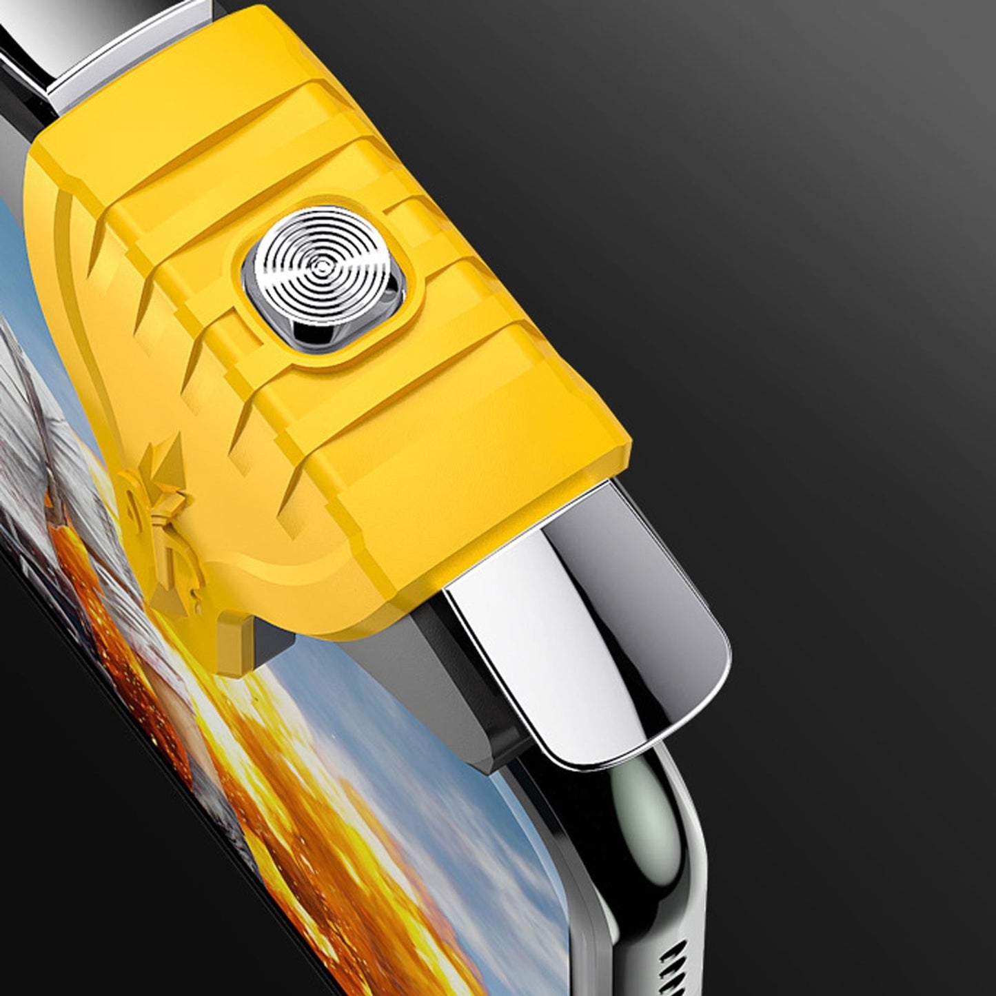 Mobile Games Controller Fire and Aim Buttons Gaming Joysticks Gamepad Grip