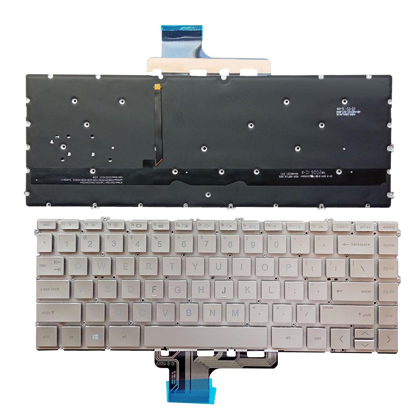 US Layout Laptop Keyboard with Backlit Replaces for HP Spectre x360 13-Aw
