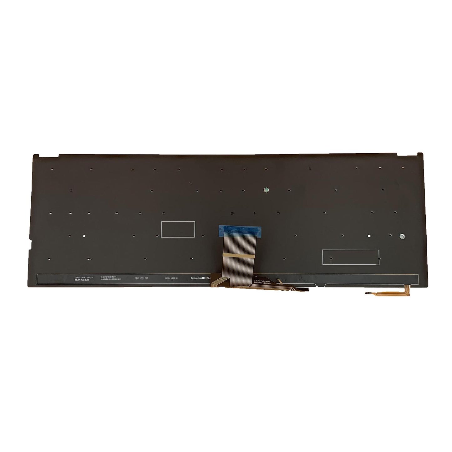 US Layout Keyboard with Backlit for VivoBook Y5000F Y5200FB Silver