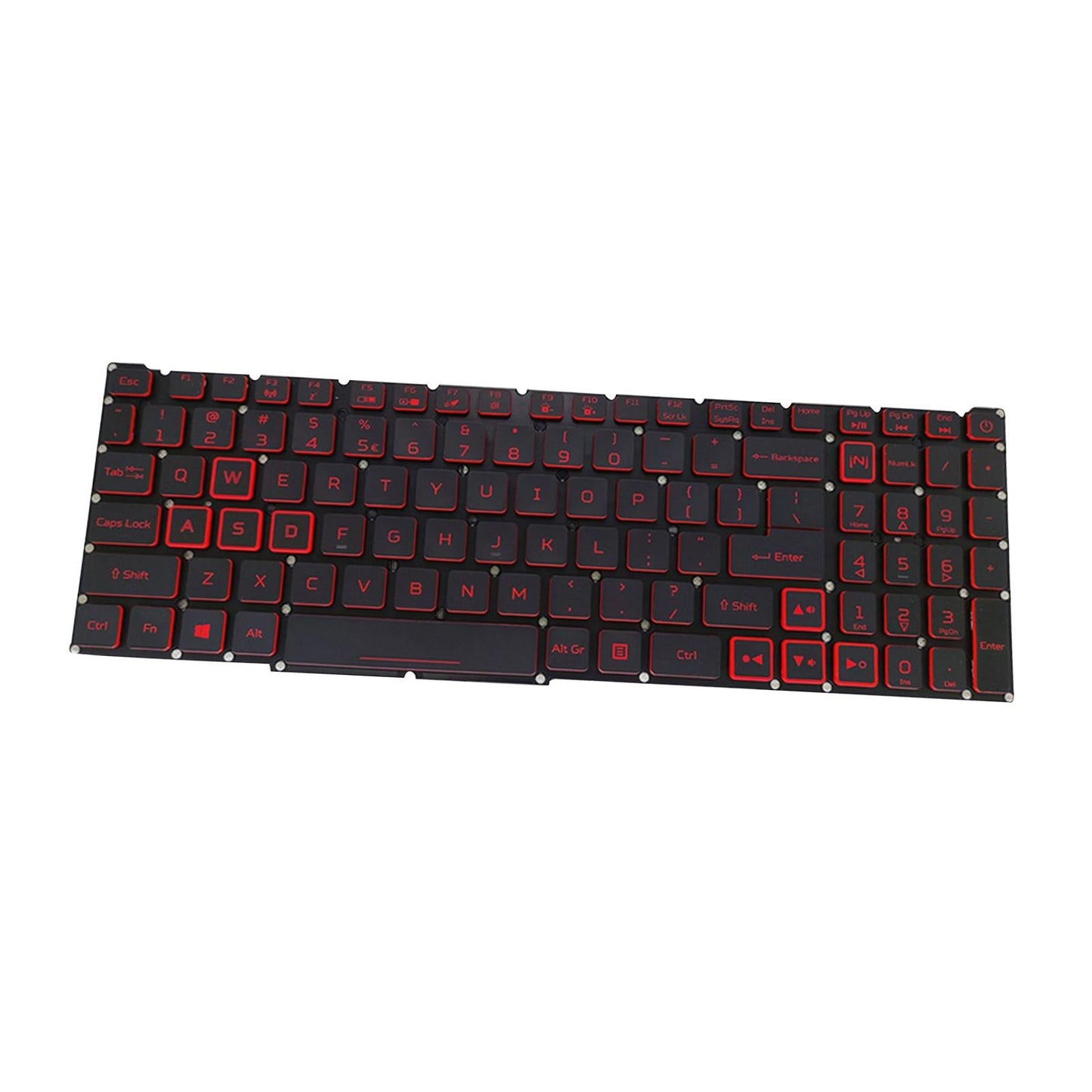Laptop Replacement Keyboard with Backlight US for 300 PH315-52 54 Red