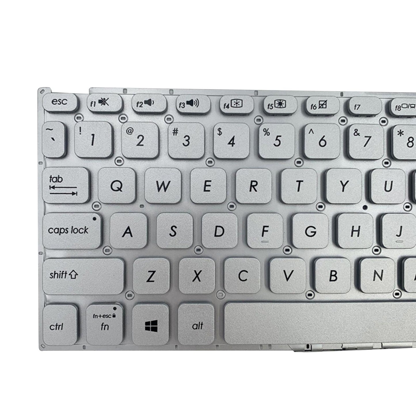 US Layout Laptop Keyboard For VivoBook 15 x512 V5000 Silver