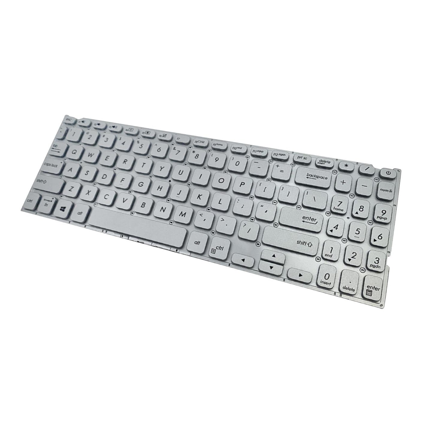 US Layout Laptop Keyboard For VivoBook 15 x512 V5000 Silver