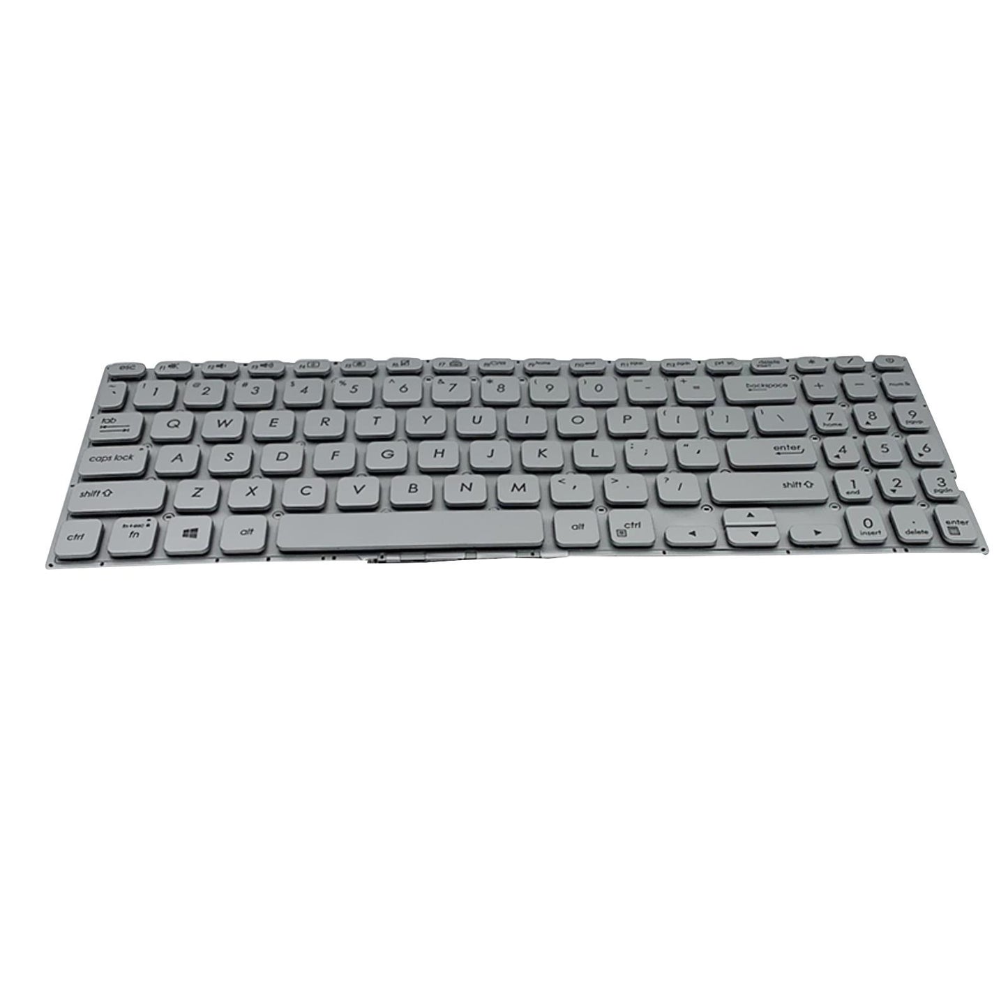 US Layout Laptop Keyboard For VivoBook 15 x512 V5000 Silver Backlight