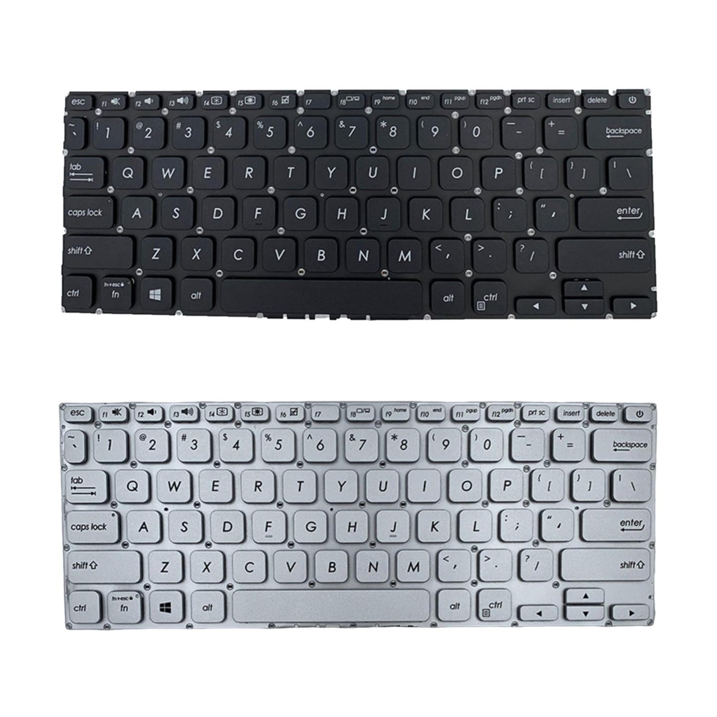 US Layout Laptop Keyboard for x412 A412 R423 R424 Professional Black