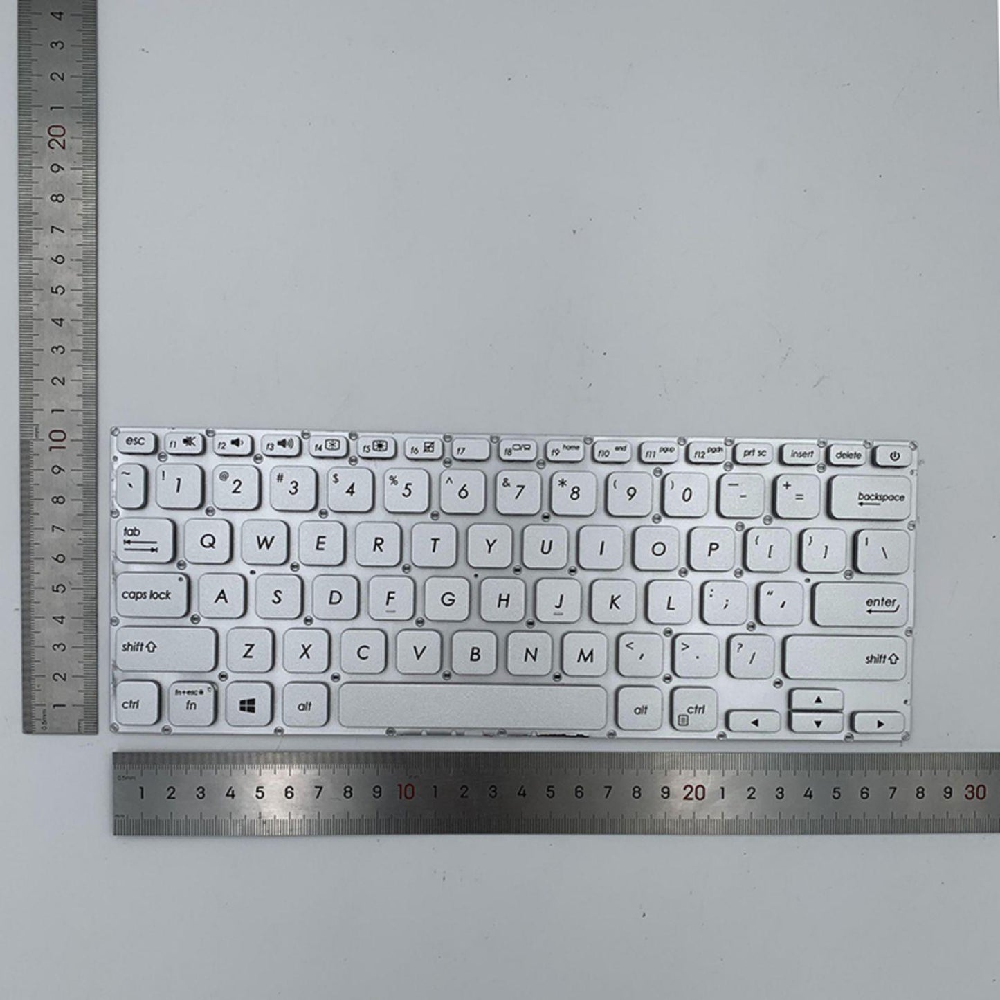 US Layout Laptop Keyboard for x412 A412 R423 R424 Professional Silver