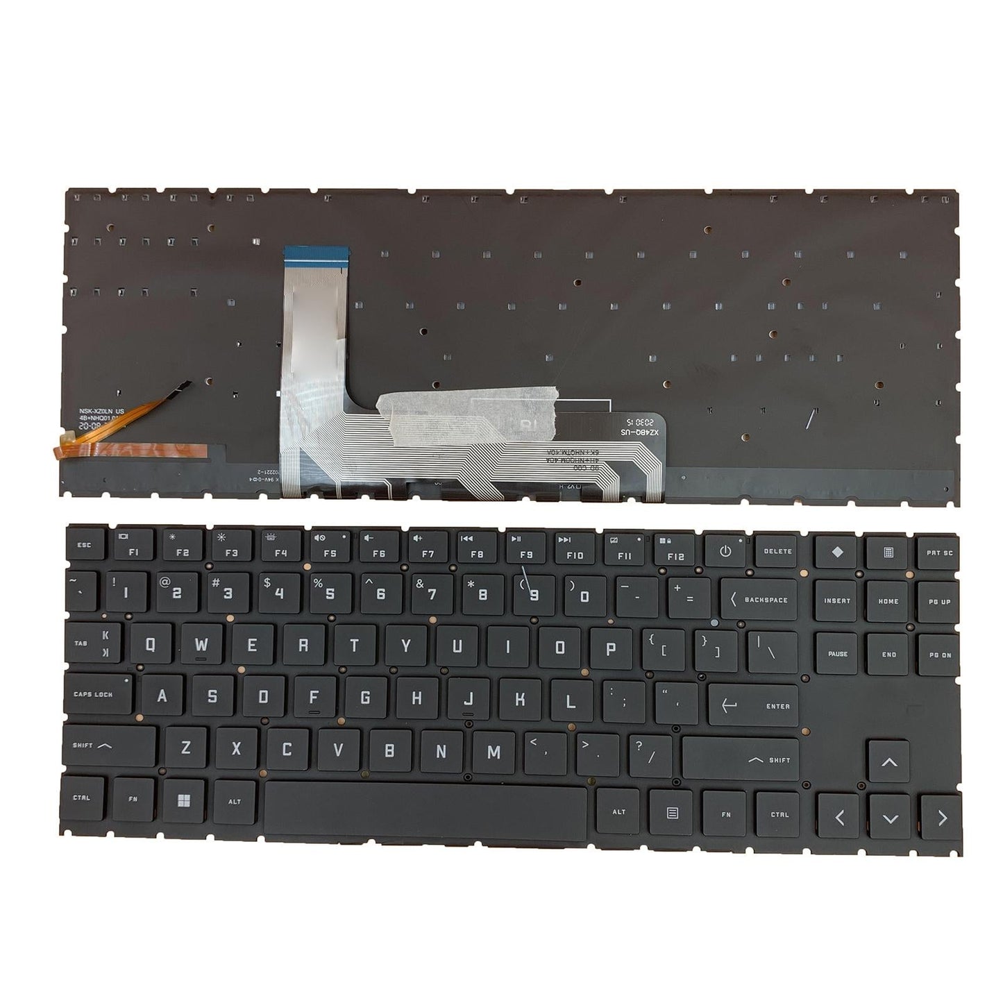 Laptop Keyboard US Layout for 15-en 6 15-En 15-Ek Tpn-Q238 Tpn-Q236