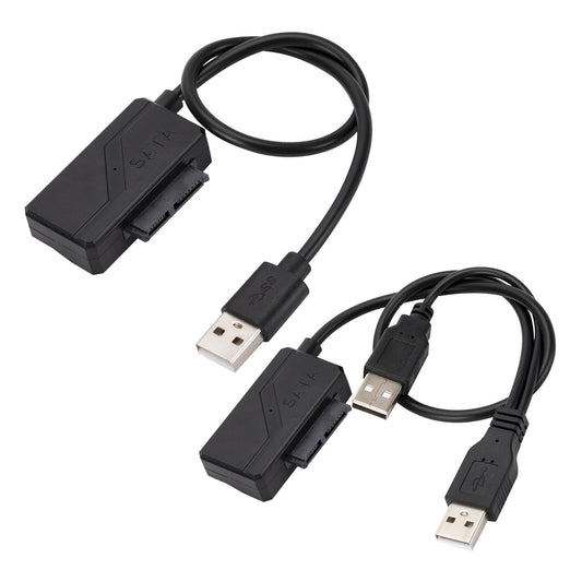 USB 2.0 to SATA 7+6 13Pin Cable Laptop Cd-Rom Dvd-Rom without Power Supply