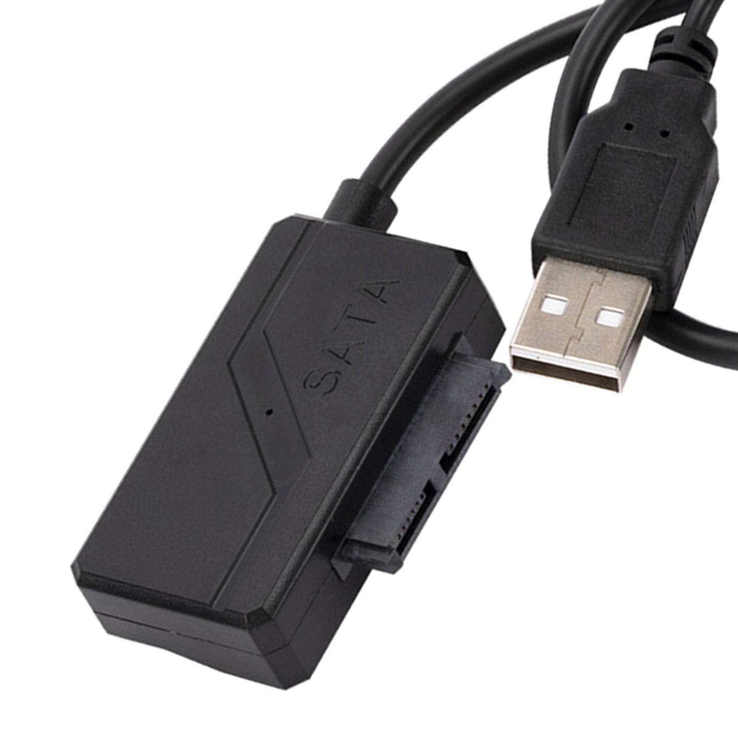 USB 2.0 to SATA 7+6 13Pin Cable Laptop Cd-Rom Dvd-Rom with Power Supply