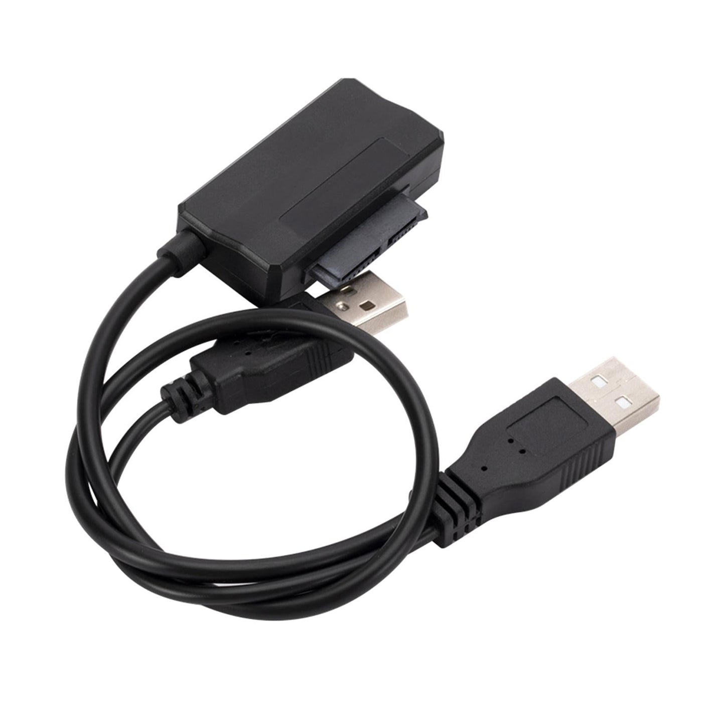 USB 2.0 to SATA 7+6 13Pin Cable Laptop Cd-Rom Dvd-Rom with Power Supply