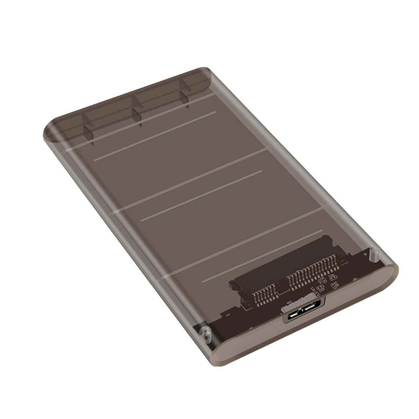 2.5inch External Hard Drive Enclosure SSD Enclosure 5Gbps SATA to USB 3.1 Brown
