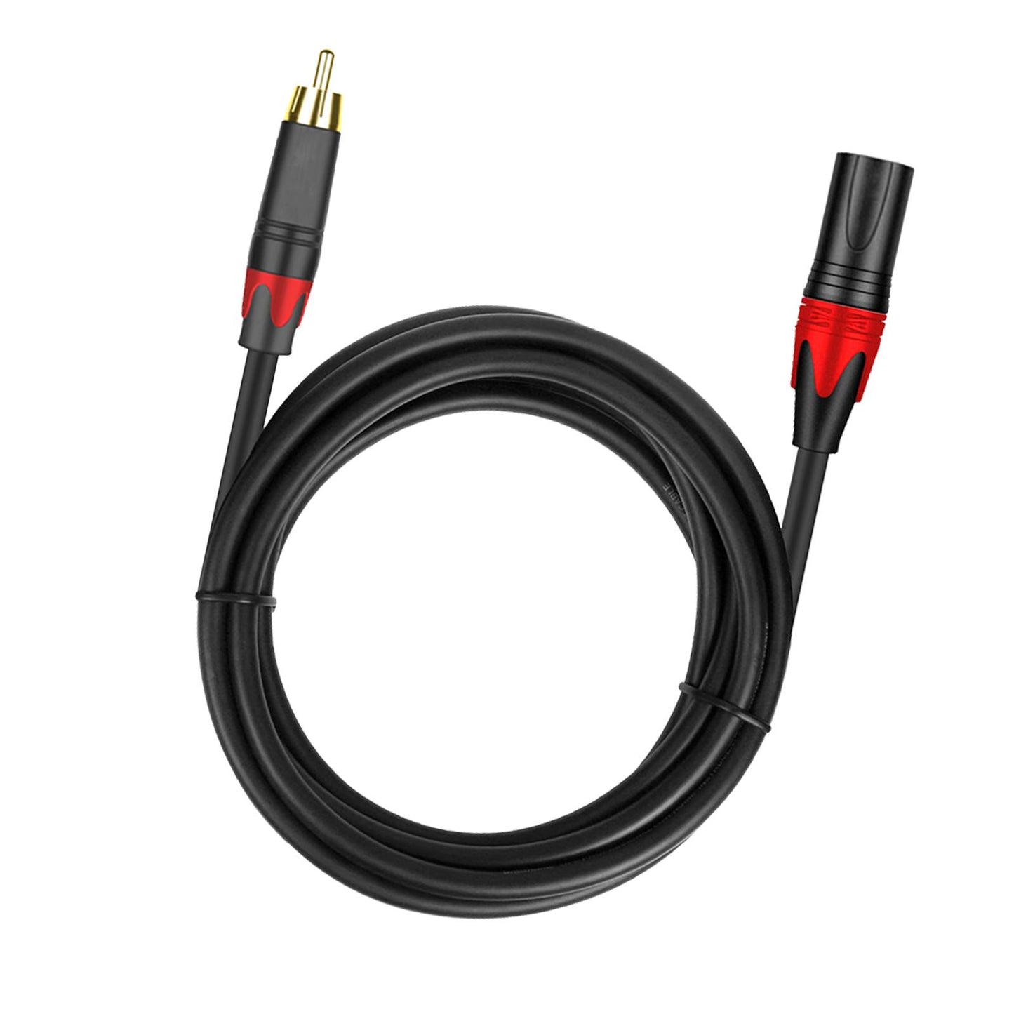 3 Pin XLR rca Microphone Cable Cord for Speakers XLR rca Mic Cable Male to Male 1m