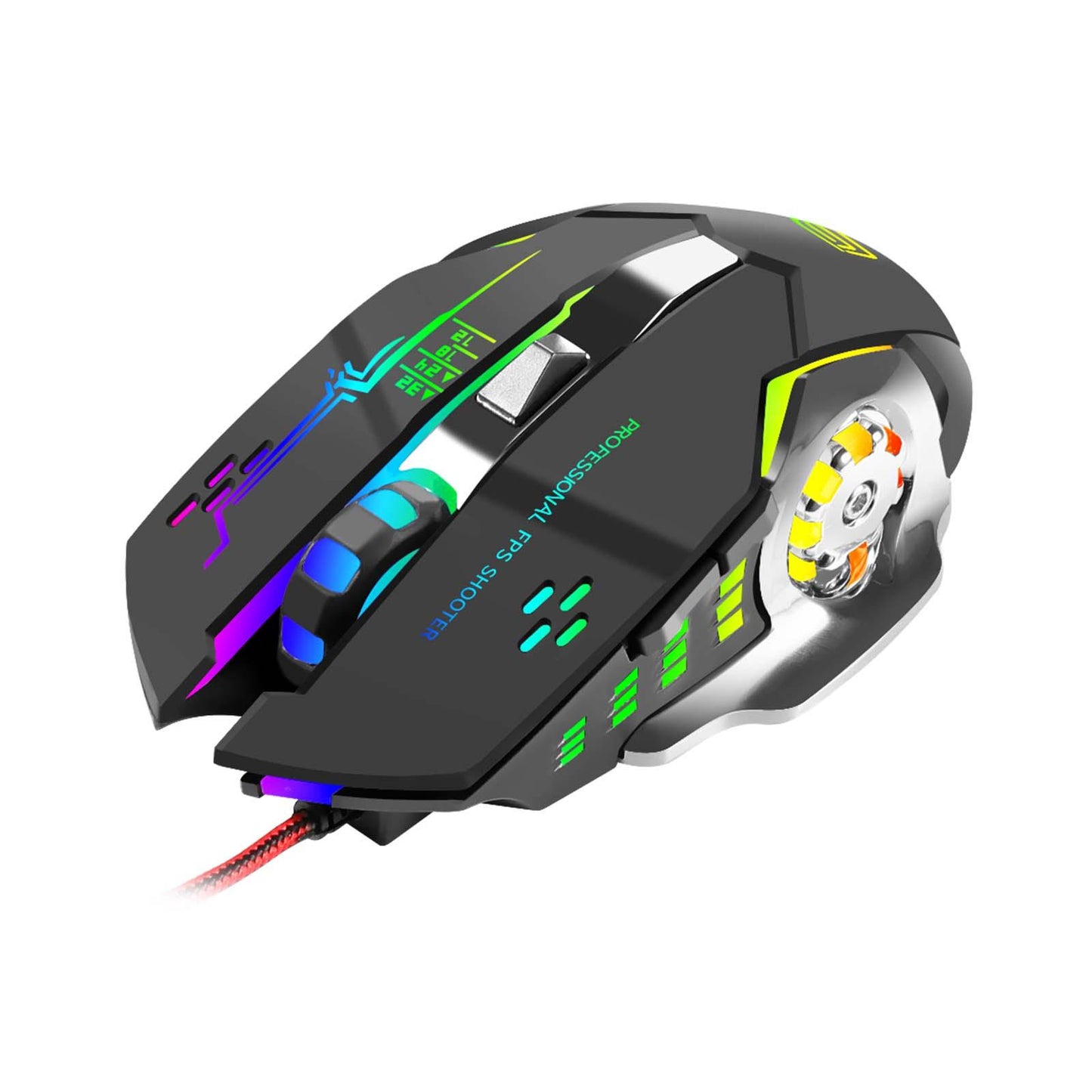 Wired Mouse Precise Operation 4 Adjustable DPI for Office Desktop Laptop