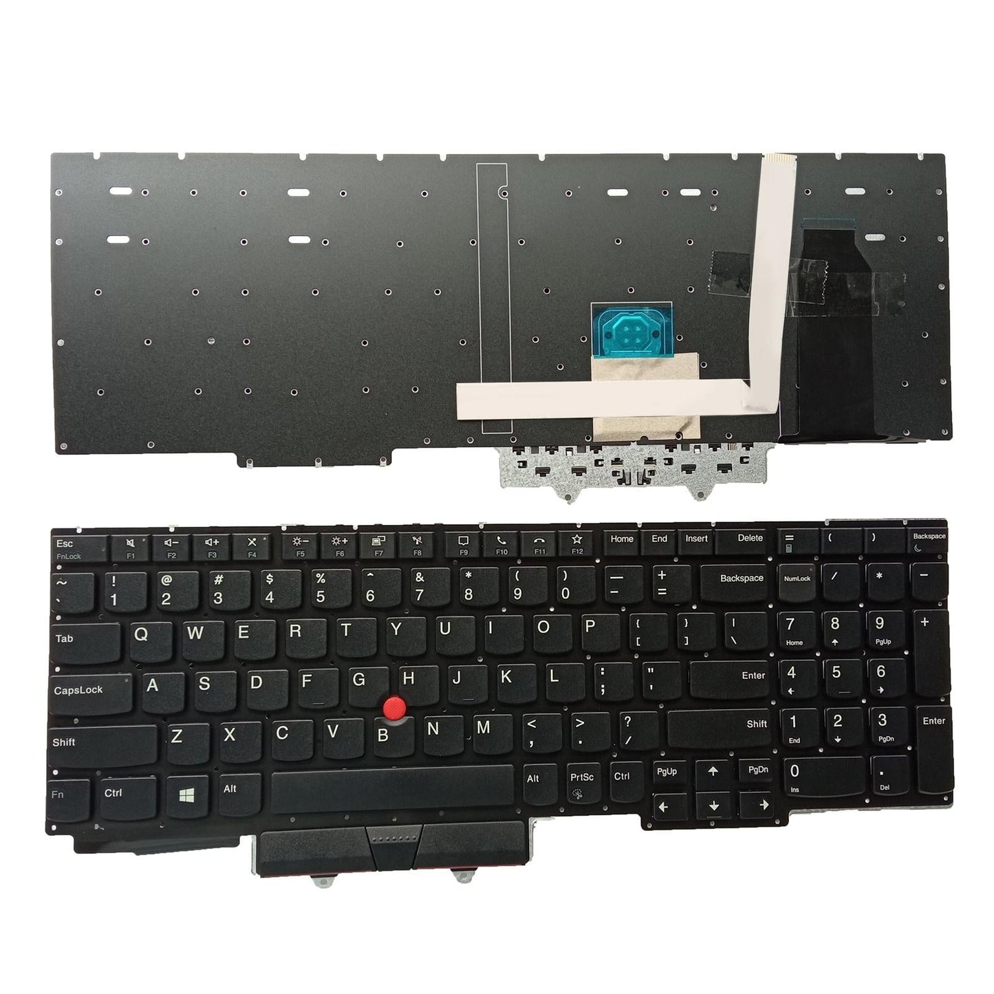 US Keyboard US Layout Matte Durable for E15 Black without Backlit
