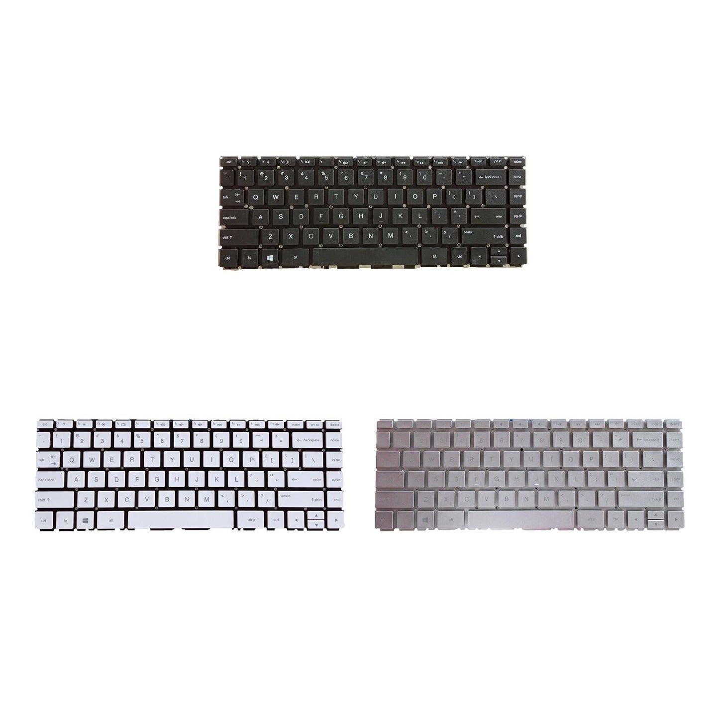 US Layout Laptop Keyboard for HP Pavilion x360 14-Bs 14-Ba 14T-Ba 14M-Ba White