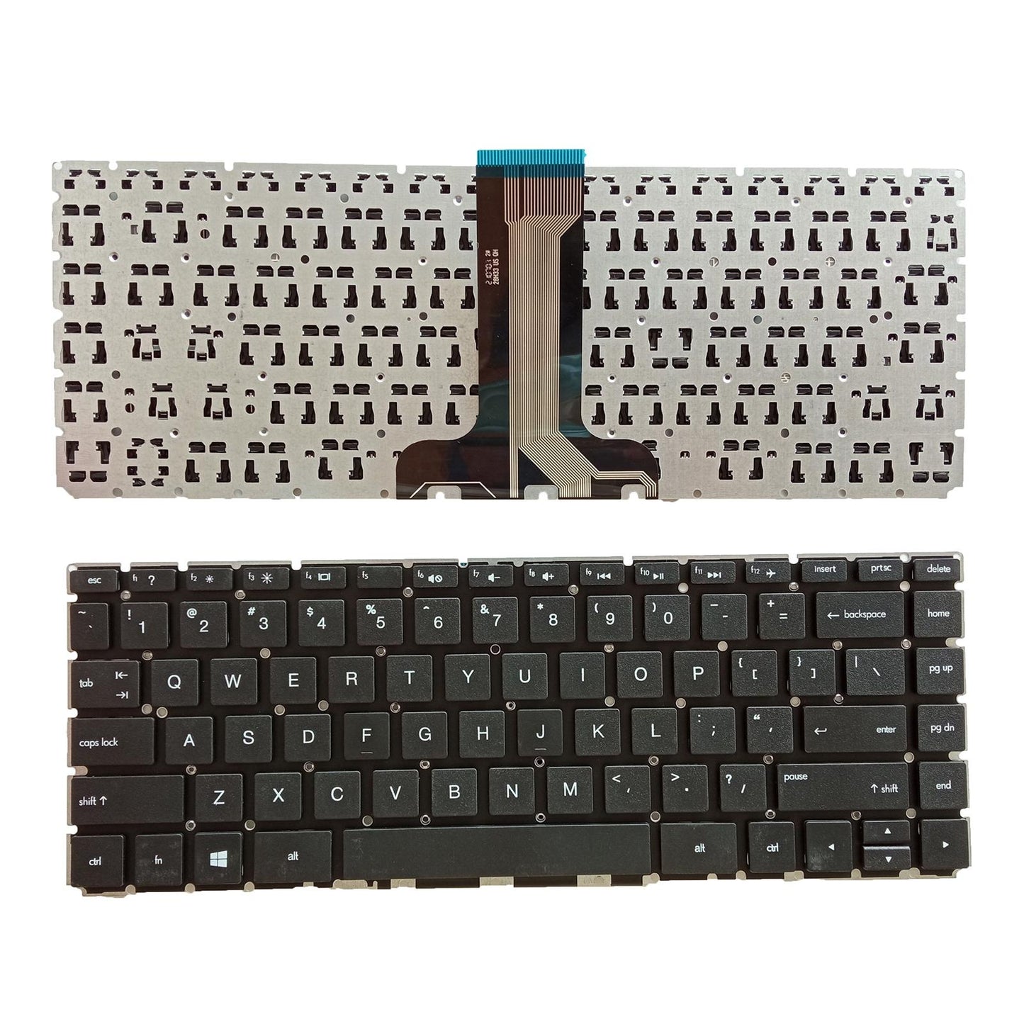 US Layout Laptop Keyboard for HP Pavilion x360 14-Bs 14-Ba 14T-Ba 14M-Ba Black